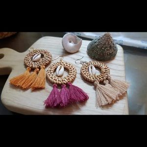 Earring Bamboo Handmade - VietNam